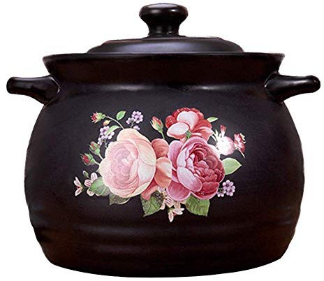 Pentola in Ceramica, pentola in Terracotta per stufati, pentola Multiuso, Resistente al Freddo e al Calore, Essenziale per la Cucina - capacità 2,5 l.