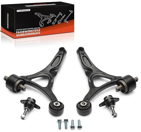 Frankberg 2x Querlenker + 2x Traggelenk Vorne 30639780, 30639781 | Kompatibel mit XC90 I 275