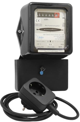 WITTKOWARE Wechselstromzähler mit Schutzkontakt-Zwischenstecker, 230V~, 10(30) A, 1,3m Kabel