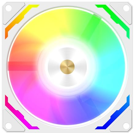 Ventilateur de processeur 90 mm avec éclairage ARGB 9025 - Ventilateur de processeur hautes performances pour bureau - Ventilateur de refroidissement LED