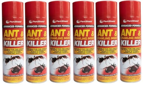 BAZAARIST Ant And Crawling Insect Insect Killer Spray, Fast-Acting Advanced Formula, Long-Lasting Protection, Easy To Use, Effective Ant Killer (PACK OF 6)
