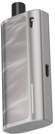 For Geekvape Peak 2 Kit | Vape 20 W (Plata Brillante) Batería integrada de 1600 mAh | 4 ML 0,8 Ω Cartucho PEAK Atomizador | MTL/RDL Pod Mod Box Vape con 2 luz RGB Originales