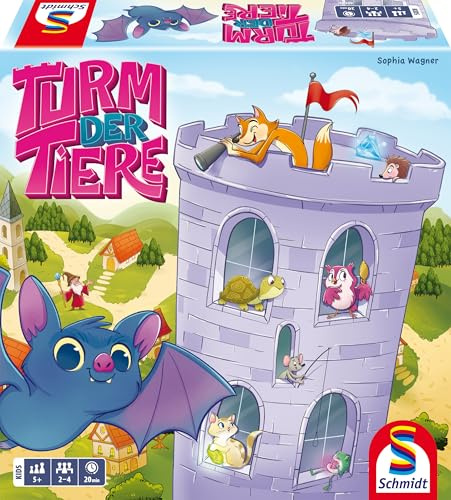 Schmidt Giochi 40666 Torre degli Animali, Gioco da Ragazzi