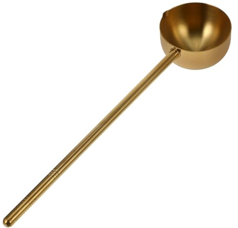 Lurrose Cucchiaio Per Olio in Acciaio Inossidabile Mestolo Per Zuppa in Paletta Per Acqua Utensile Da Cucina Resistente All Usura Comodo e Pratico Per Uso Casalingo