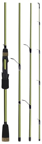 Angelrute,Teleskopruten Karpfenrute 4 Sektion Ultraleichte Carbon Angeln Pole Gießstange Perch Meer Angelrute Tragbare Teleskop(S Rod,1.98)