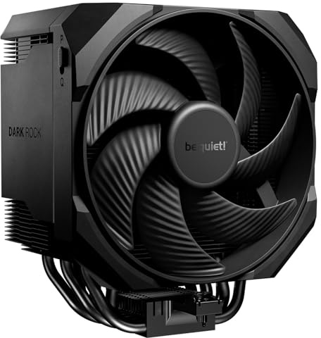 be quiet! Dark Rock 6 Luftkühler, 6 Hochleistungs-Heatpipes, 220W TDP | 2 Mode Speed Switch, Silent Wings PWM-Lüfter, Overclocking, hohe RAM- und VRM-Kühlerkompatibilität, Einfache Montage