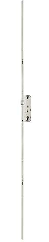 FERCO by THIRARD - Boîtier de Serrure Encastrable Decena à Cylindre pour Porte Bois - Ajustable - Axe 40 mm - 2 Points - Verrouillage Par Relevage - Têtière 18 mm - Réversible - Gris