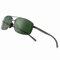 SUNGAIT Lightweight Rectangular Polarized Sunglasses UV400 Protection (Gunmetal Frame Green Lens, 62) 2458 QKMLV UK