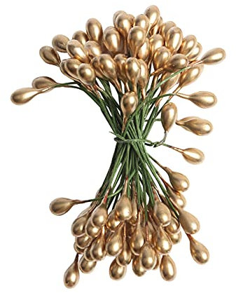EESLL 200 bacche artificiali di agrifoglio, 200 fili, 400 fili, mini bacche di frutta di Natale, bacche di agrifoglio rosse su filo, bacche finte per fai da te artigianato ghirlanda