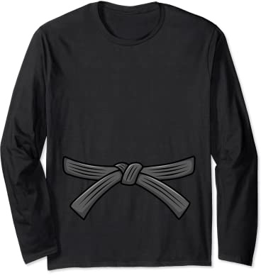 Judo belt black belt Judo, 1th Dan Obi Jiu-Jitsu, Aikido Long Sleeve T-Shirt