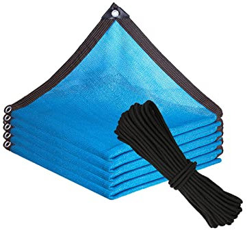 LIGUOYI Lona Toldo Rectangular Azul Toldo Varias Dimensiones, 85% BloqueUV, Toldo Terraza Resistente Al Desgaste Permeable Al Agua Y Respirable, Pergolas Baratas para Jardin Toldo Playa