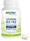 APOrtha® Vitamin D3 10.000 I.E + 200 µg K2 99+% ALL-Trans, 365 vegetarische Tabletten hochdosiert u. teilbar, Premium Vitamin D und K Tablette leicht zu schlucken - Alternative zu Tropfen und Kapseln