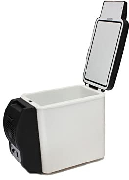 DieffematicBX Frigorifero Piccolo Car Refrigerator 6L Mini Fridge 2 in 1 Freezer Heater Cooler Warmer Portable Icebox Camping