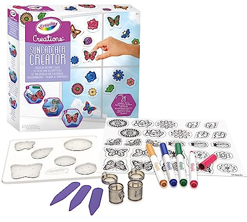 CRAYOLA Creations, Sonnenfänger-Set, ab 8 Jahren | Kreative Beschäftigung und Geschenk für Mädchen
