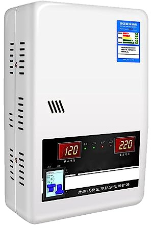 Estabilizador Automático de Tensión,Estabilizador Monofásico CA Fuente de Alimentación Montaje en Pared o en Plano 220V Alta Eficiencia de Conversión 120V-280V,15000W