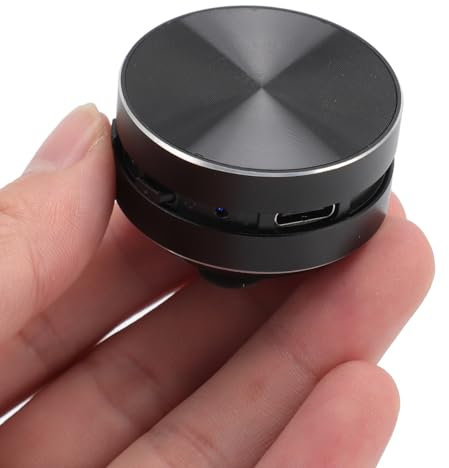 Yunseity Altavoz Bluetooth, altavoz de conducción ósea, altavoz de ducha Bluetooth estéreo, impermeable, compatible con radio FM, para viajes, camping, ducha (negro)