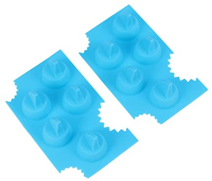 ABOOFAN 2pcs Ice Cube Tray Mold Silicone for Drinks Shark Ice Cube Mold for Parties and Home Use