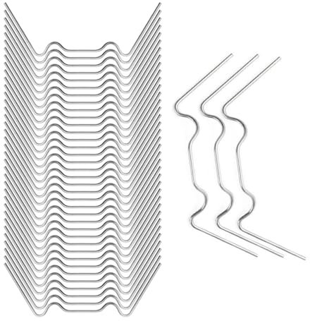 YOYEAH 100x Edelstahl Gewächshaus Klammern - Rostfreie Klammern für Gewächshausplatten & Hohlkammerplatten, Sturmfeste Gewächshausklammern als Zubehör & Clips für Gewächshäuser
