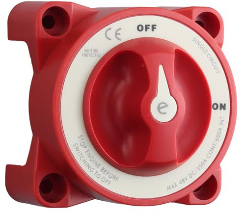 Autobatterieschalter Batterietrennschalter 350 Amp Marineschalter 2 Position Batterieschalter Stromkreis Trennschalter Trennschalter für Marine Boot Auto LKW