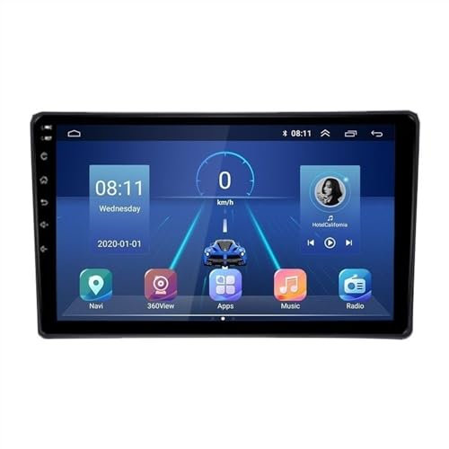 XEBRAD 4G+64G DSP 2 Din Android 10 4G NET Car Radio Multimedia Video Player, for, A4 2 3 B6 B7 2000-2009 S4 2002-2008 RS4 2005-2009 Touch Screen Car Player(4GB 64G DSP 4G WIFI)