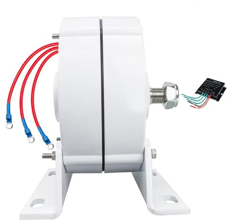 HUIZHITENGDA Niedrige Geschwindigkeit 100W-1500W Getriebeless Permanentmagnetgenerator 400 U/Min Wechselstrom-Lichtmaschinen Mit Basi,48V