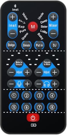 OUTFYT Voice Changer Gerätefunktion Männlich Weiblich Sprachschalter Universeller tragbarer Sound Changer,Interessanteres Klangerlebnis