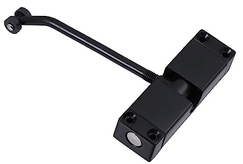 NUOBESTY Chiudiporta Automatico in Acciaio Inox, Chiusura Silenziosa e Forza Regolabile, Adatto a Porte Fino a 1000mm per Casa e Ufficio