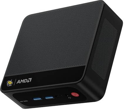 Beelink SER5 Pro 5850U Mini PC, Mini Ordenador de Sobremesa con AMD Ryzen 7 Pro 5850U(8C/16T, Turbo 4.4GHz), 16G SO-DIMM DDR4+500GB M.2 PCIe 3.0X4 2280 SSD, WiFi 6, BT 5.2, 1000 Mbps, Triple Pantalla
