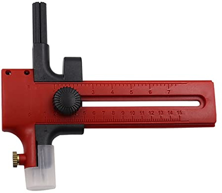 Coupe-papier Boussole Coupe-papier Poignée à cliquet Cercles de 2 à 15 cm pour fabrication de cartes Boussole pour couper des cercles Robuste