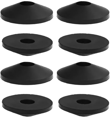8 pcs Toilet Rubber Washer Set, Non Slip Toilets Seat Fixing | Applicable to Toilet Tank Bolts with Easy Installation and Versatile Application for Maintenance