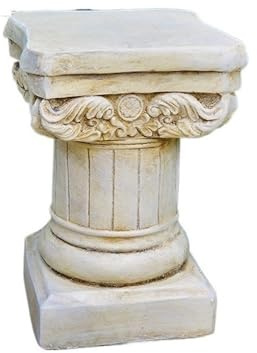 XJBTBA Roman Pillars Outdoor Decorative Ornaments Indoor European Vintage Display Pedestal Column Plant Stand Roman Pillars for Porch