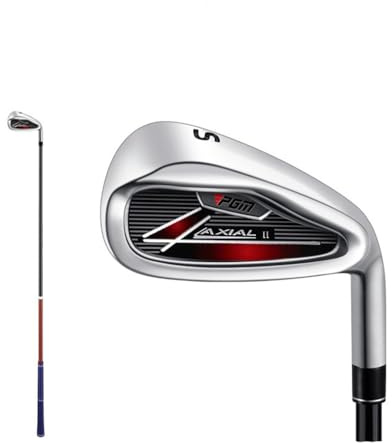 Barnens högerhänt golfklubb #7/#S järn för ungdomsträning barn pojkar flickor höjd 95–155 cm enkelklubbar golfjärn (röd, #S, höjd 95–115)