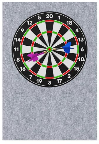 ALKNOT Dartboard Wandschutz, Filz Dartscheibe Wandschutz Selbstklebend, Wandumrandung für Dartboard, Filz-Dartböard-Wandschütz für Dart Wandschütz,Dartböard-Rückseite, Filz-Wandfliesen Kork Board