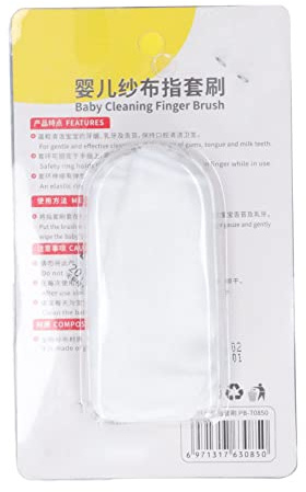 Generic 6 St Babyfingerborste Mjuk Tandborste Tänder Tungrengörare, Miljöskyddsmaterial, Lämplig för Babybarn