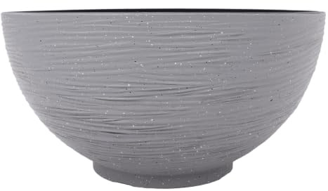 NIYANGLE Plastic Water Lotus Bowl 13.8 Inch Hydroponic Planter Pot for Water Lilies and Succulents, 8l Corrosion Resistant Portable Pp Bowl-shaped Decorative Garden and Patio Plant