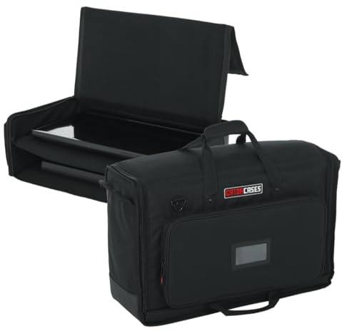 Gator Cases gepolsterte Nylon-Tragetasche für den Transport von LCD-Bildschirmen, Monitoren und Fernsehern; 60 Bildschirmgröße (G-LCD-TOTE60) Schwarz