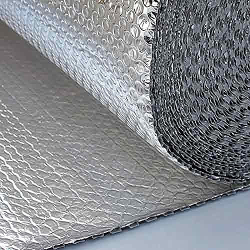 Aluminium Dampfsperrfolie Dampfsperre Dach Innen Dampfsperre zur Dämmung Dampfsperrfolien zur Dachisolierung Dach dampfsperre sauna Dampfsperren,Dachisolierung Selbstklebend (Size:1x30m/3.2x98.4ft)
