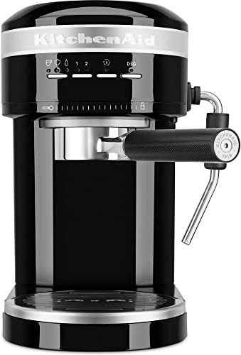 KitchenAid ARTISAN 5KES6503 Machine à expresso Noir Onyx Boîtier en métal Machine à café 5KES6503EOB