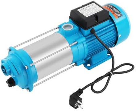 1 300 W/2 200 W/2 500 W rostfritt stål centrifugalpump vattenpump trädgårdspump max. tryck: 9,8/10/11 bar husvattenverk pumpstyrning (2 500 W)