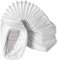 Tuyau d'évacuation d'air flexible en PVC pour climatisation, hotte aspirante, sèche-linge (110 x 55/3 m)