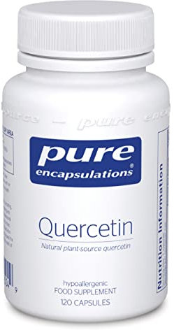 Pure Encapsulations Quercetin 250mg - Natural Plant-Source Pure Quercetin Supplement - Promotes Immune Support, Cardiometabolic Health and Overall Cellular Health - 120 Vegetarian Capsules