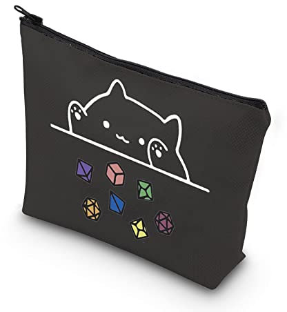 FOTAP Dungeon Master Dungeon Master Tasche zum Werfen von Würfeln, mit Reißverschluss, Gamer-Würfeltasche, weiß, Dragons Card-UK
