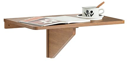 SoBuy Tavolo Pieghevole a Muro stabile, portata 50 kg, 60x40cm, salvaspazio