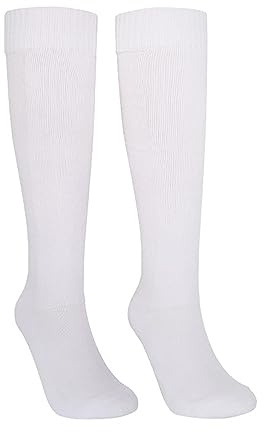 RINUD Bas D'escrime for Enfant Et Adulte Chaussettes de Sport D'entraînement de Compétition Professionnelle Épaissies Chaussettes de Sport Hautes Et Longues(White,XS)