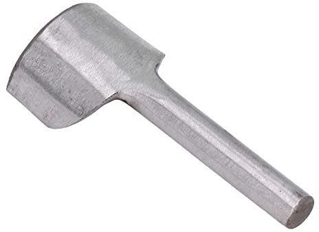 Lederstanzer, Halbrunder Schneidwerkzeug, Stahl, Bogenförmig, V-Form, Stanzen, Gürtelendstanzer für Handwerk, Handarbeit, Nähen, Riemenlänge 100 Mm, 40 Mm (50MM)