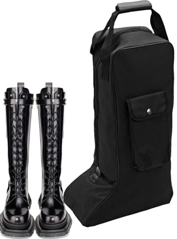 Sac À Bottes Équestres - Sacs À Bottes De Cowboy Pour Le Voyage | Sac De Bottes D'équitation Portable-sac De Protection De Chaussures Étanche À La Poussière, Sac De Rangement De Bottes, Poche De Botte