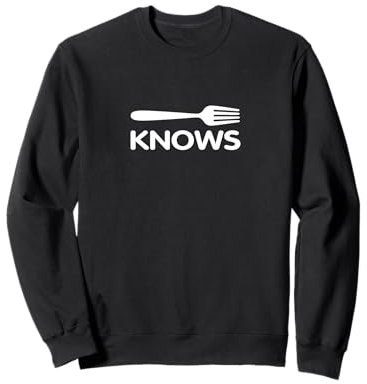 Fourchette, cuisine, restaurant, café, chef restaurant, boulanger, cuisinier Sweatshirt