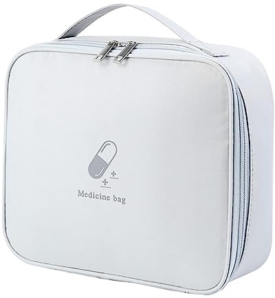 PACKOVE Medizinische Tasche aus Tragbare Reise-notfall-aufbewahrungstasche für Medikamente und Verbandsmaterial