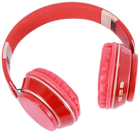 LABRIMP Cuffie 5.0 Pieghevoli per Computer Auricolari Fili con Microfono per Giochi e Sport Cuffie On-Ear Leggere e