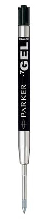 Parker Gel Pen Refill | Medium Tip (0.7mm) | Black QUINK Ink | 1 Count | Foil-Sealed Refill